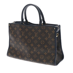 Louis Vuitton Monogram Blue Popincourt Marine Handbag Canvas